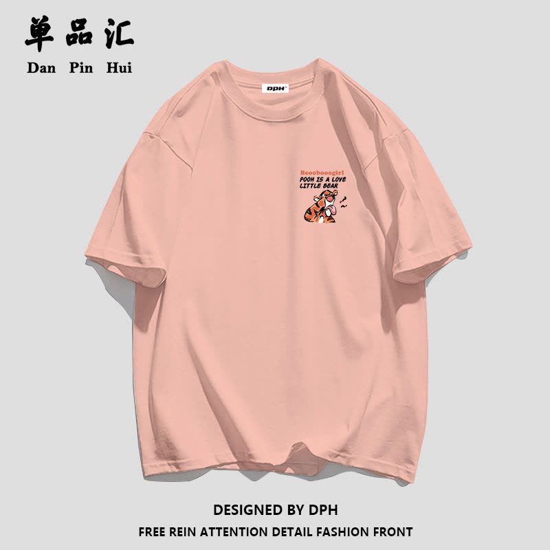 单品汇宽松纯棉短袖T恤女韩版宽松2022新款夏季学生上衣女装ins潮图片