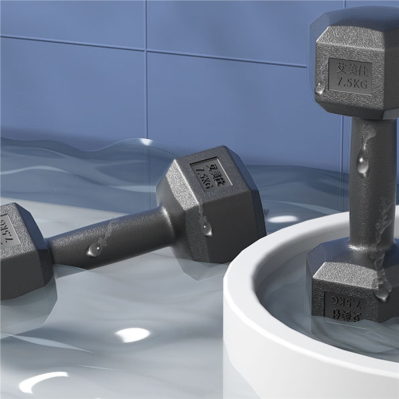 艾美仕(aimeishi)哑铃男士健身家用器材女儿童小学练臂肌宿舍5kg一对