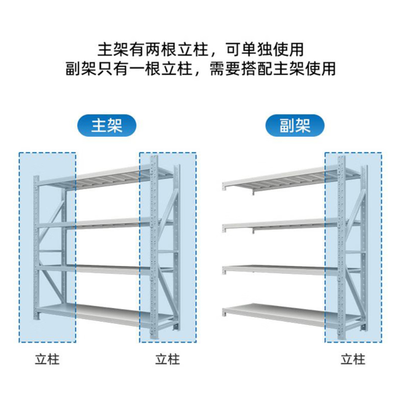 亮电 ZY5020617G 货架1500*500*2000mm(计价单位:件)高清大图