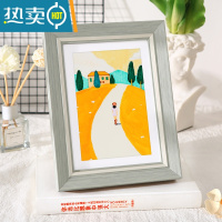 敬平小清新相框摆台6七7寸8儿童照片10创意摆件装裱a4A3画框挂墙像架5 淡绿色 12寸可摆可挂【可放30.5*25.