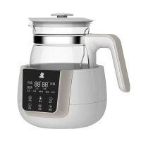 小白熊 恒温调奶器 温奶器 冲奶器 暖奶器0.8L 玻璃快速恒温水壶 HL-0856