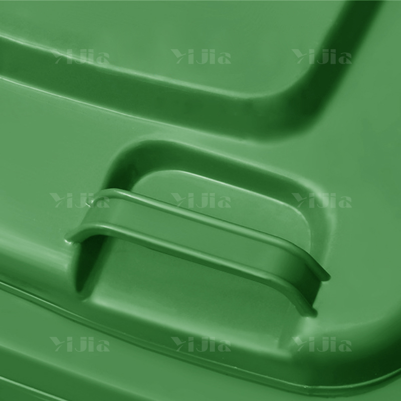 翌嘉YJ4122116 户外分类垃圾桶环卫垃圾桶 50L绿色(厨余垃圾)高清大图