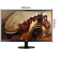 冠捷AOC E2070SWNE 19.5英寸 LED可壁挂背光窄边框净蓝光显示器 黑色