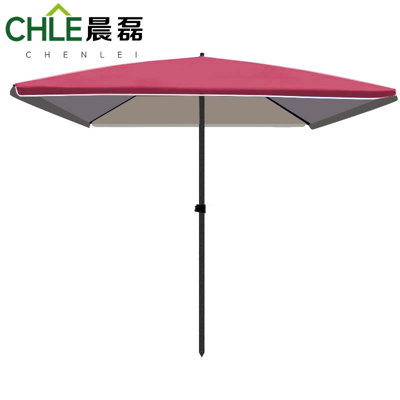 晨磊户外方伞酒红/个