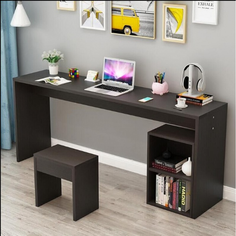 寻木匠电脑长条办公桌窄桌家用学习写字台简易小桌子卧室书桌长方形条