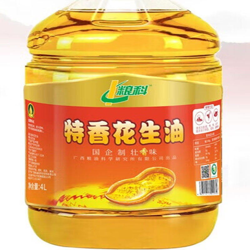 粮科 浓香花生油 4L 单位:桶