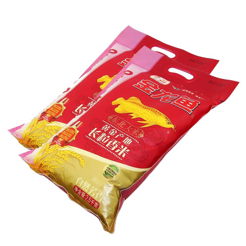 金龙鱼 黄金产地长粒香米2.5kg*2袋