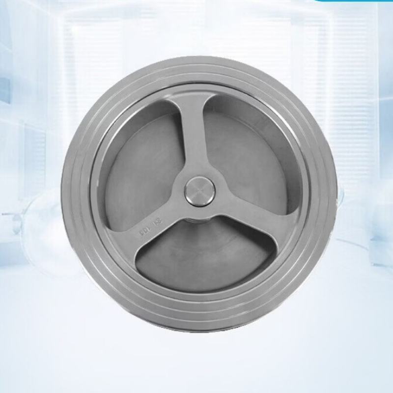 XH对夹式止回阀304不锈钢升降式单向阀逆止阀DN40/批发高清大图