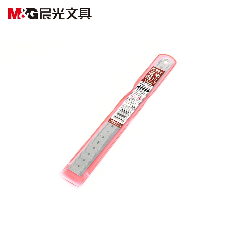 晨光 (M&G ) ARL 96119 200毫米钢尺5个装 钢尺高清大图