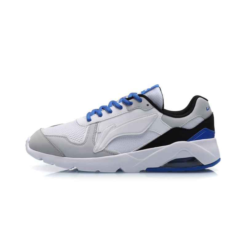 李宁休闲鞋男鞋2021夏季新款烛龙复古气垫减震透气运动鞋