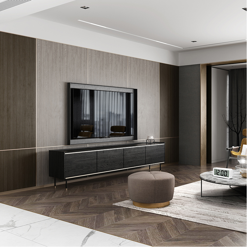 tata木门电视背景墙客厅护墙板沙发背景墙装饰轻奢1号背景墙a款