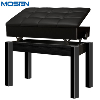 莫森(MOSEN)MS-22S实木升降电钢琴琴凳 单人钢琴椅古筝凳鼓凳成人儿童初学凳子 实木升降琴凳 MS-22S升降钢琴凳