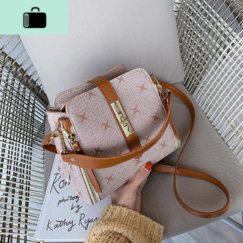 高级感小包包女2020夏季新款潮时尚手提单肩包洋气百搭斜挎水桶包new