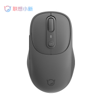 联想（Lenovo） 小新蓝牙无线鼠标Plus 商务办公轻音便携 笔记本台式机电脑鼠标 灰色