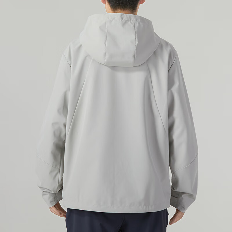 安德玛(Under Armour)UA运动外套男装新款户外连帽梭织训练健身衣夹克23600401-009 ZP高清大图