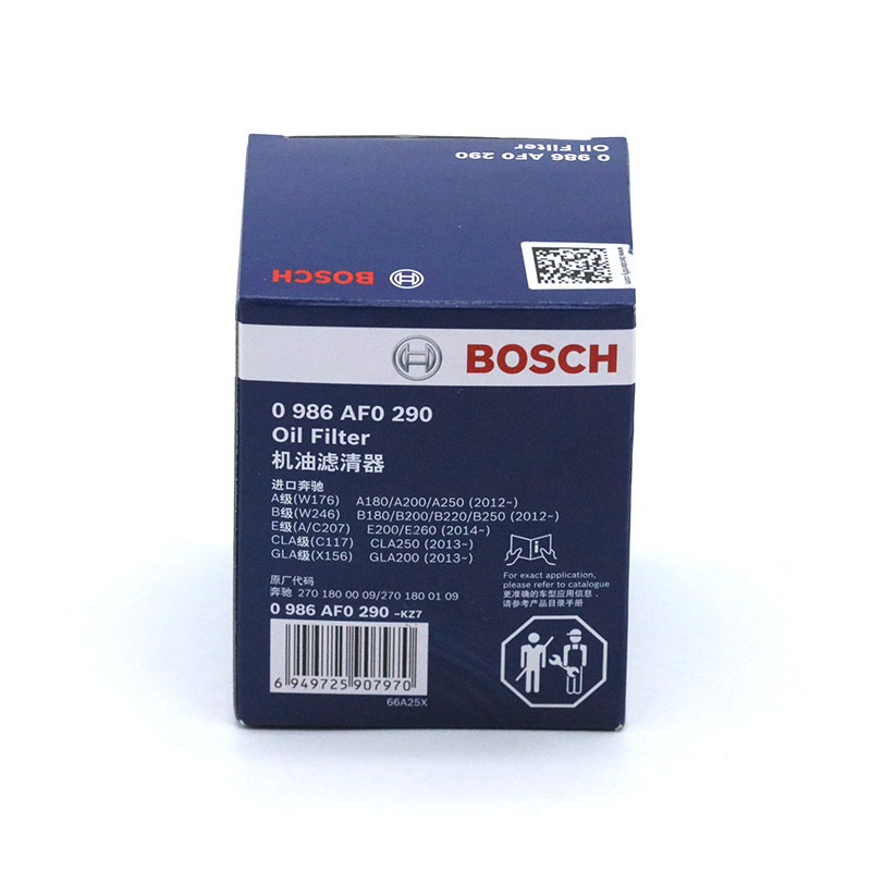 博世机滤适用于奔驰A级B级C级E级GLC/GLA系列/英菲尼迪Q50机油格