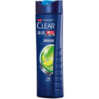 清扬男士洗发水清爽控油型洗发乳205ml+清扬洗发水100ml+浴球