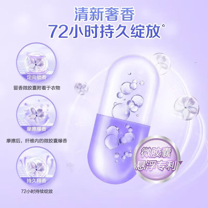 立白大师香氛洗衣液持久留香炫彩柔顺护衣手洗机洗低泡易漂洗家用[薰衣草]2kg大师洗衣液瓶装高清大图