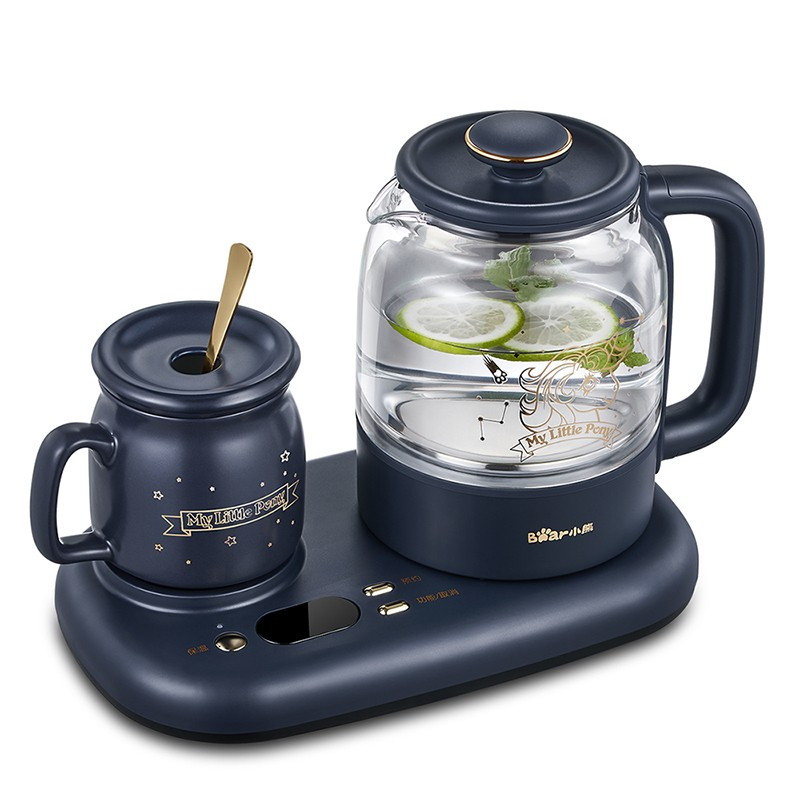 小熊(Bear)迷你养生壶养生杯mini烧水壶煮茶壶保温杯垫多功能花茶壶煮茶器电热水壶开水壶0.8升YSH-C08V1高清大图