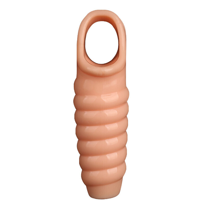 云曼(Yunman)狼牙套 男用锁精套环硅胶套阳具套套羊眼圈欲仙两性夫妻SM成人情趣用品 螺纹束精套高清大图