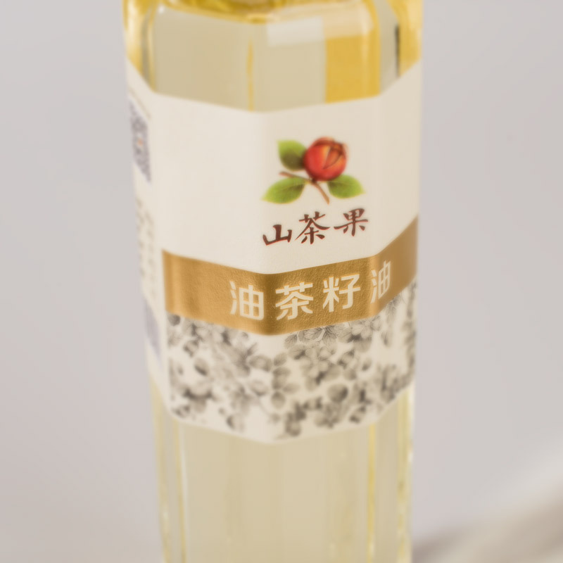 山茶果纯正有机山茶油初级冷榨油茶籽油一级物理压榨月子茶油宝宝茶树子油儿童辅食营养食用油不含胆固醇孕妇油500ML玻璃瓶装