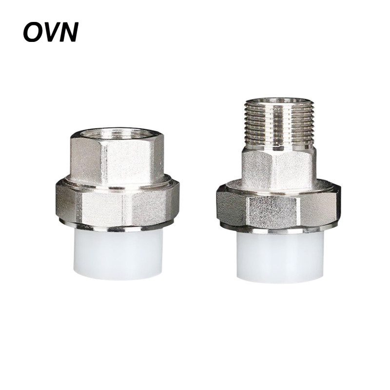 OVN PPR外丝活接 50PPR铁 个