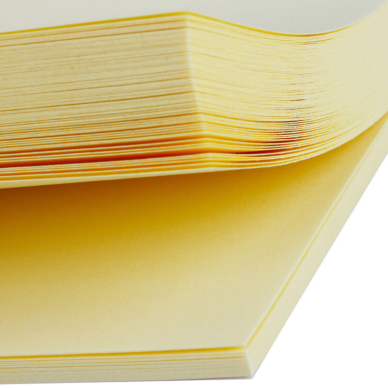 得力9076记事贴 便利贴(黄色)76*76mm 100张/本 5本装高清大图