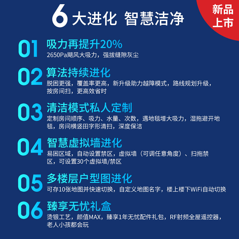 360 扫地机器人 X95 智能家用全自动规划式扫地拖地APP操控 碰撞保护 家用吸尘器可吸小米粒子和小石头子