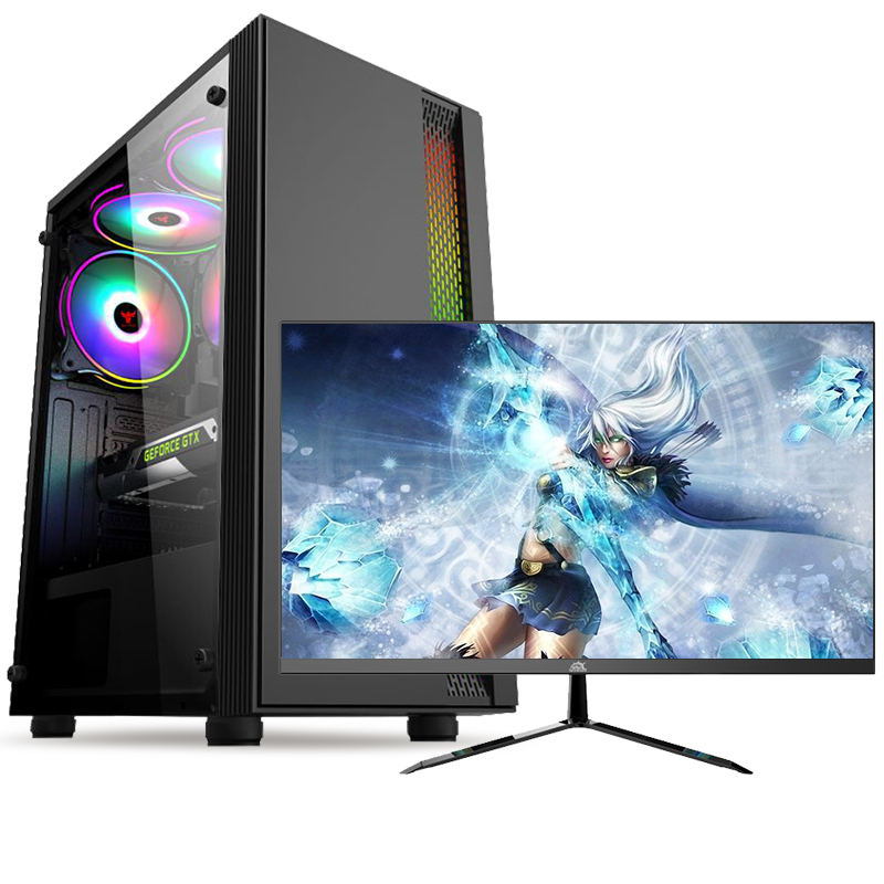 铭能 i9级十六核E5-2698BV3/RTX3060 12G独显/64G内存/1T固态 游戏台式机 电脑主机 台式电脑