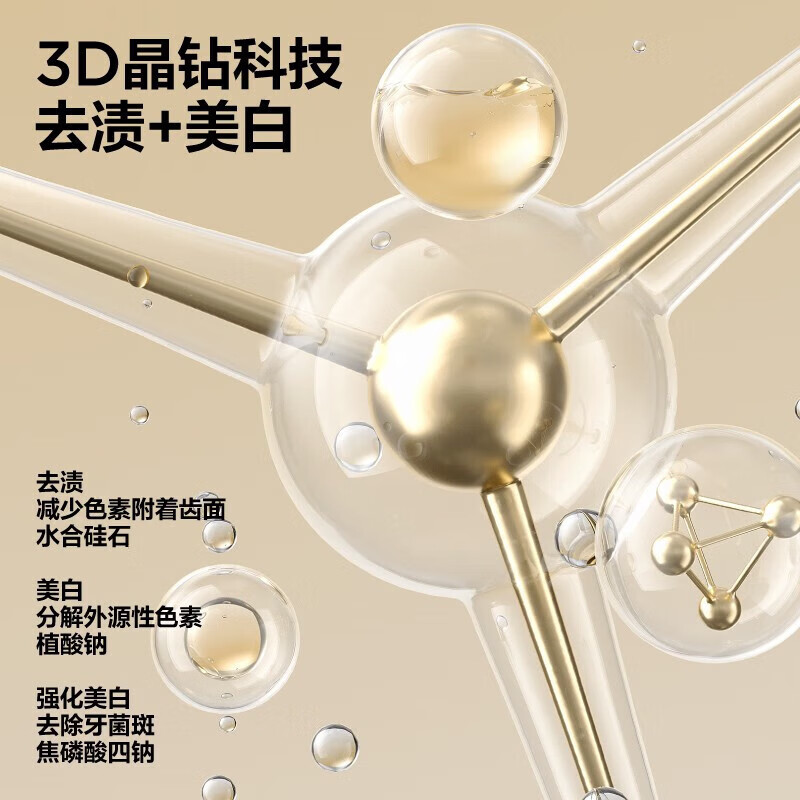 参半 oralshark SP-3星钻白牙膏 亮白牙齿去渍美白清新口气 绿野青提160g高清大图