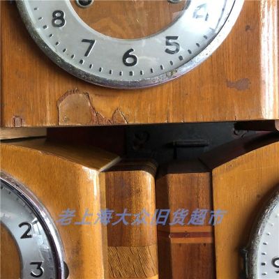 2手老座钟老台钟三五钟表老式机械座钟555钟十五天老钟表怀旧老