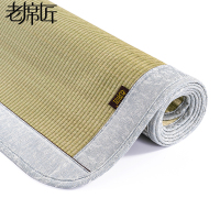 老席匠凉席 天然蔺草席子加厚蔺草席折叠纯色席子凉席套件空调席