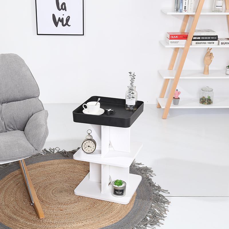 森美人森川家具沙发边角几 床头柜北欧现代简约家用客厅置物架小茶几高清大图