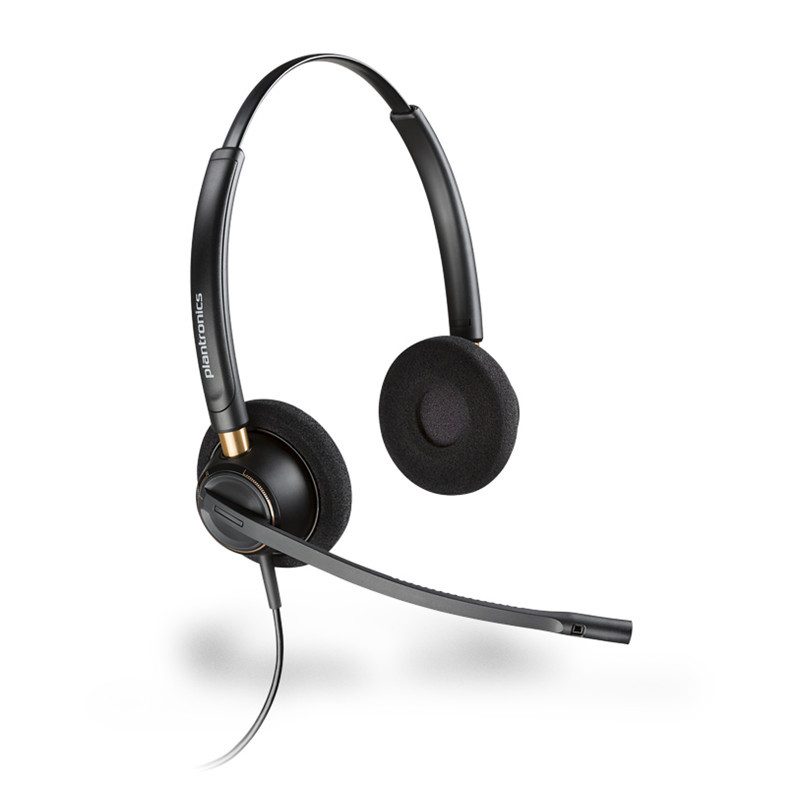 缤特力(Plantronics)HW520 专业话务双耳耳麦/坐席耳机