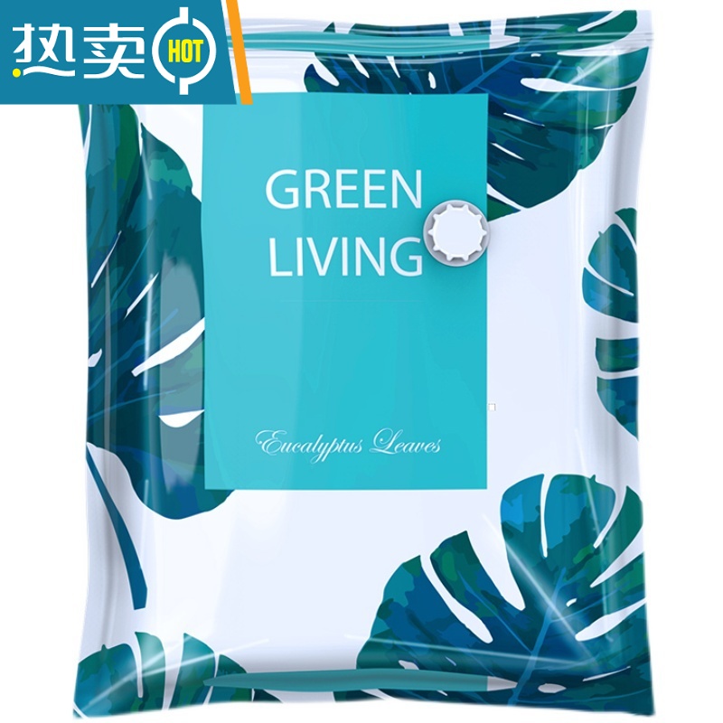 敬平真空被子压缩袋家用整理衣服专用抽气收纳袋特大号小号加厚密封袋 6件套(5特大)+电泵 大号(100*80cm)高清大图