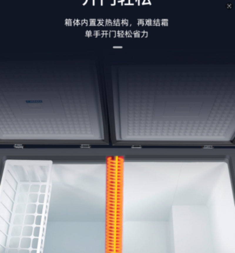 星星卧式冷柜BCD-406GCT高清大图