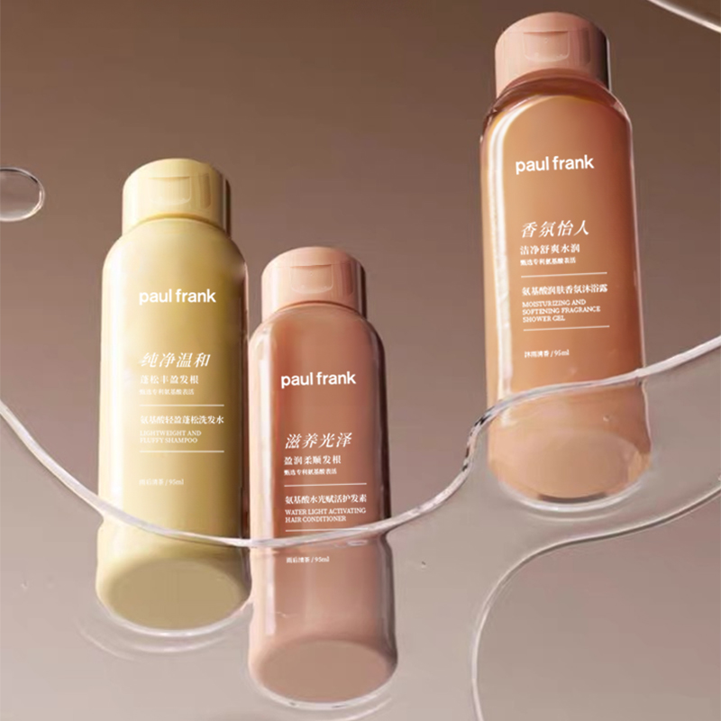 大嘴猴(Paul Frank) 洗护沐旅行装三件套95ml*3 洗发水 (计价单位:瓶) 黄色高清大图