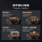 美的燃气灶QD52S 天然气5.2KW大火力 全进风一级能效 双边定时防干烧 蒸汽洗钢化玻璃嵌入式双眼灶