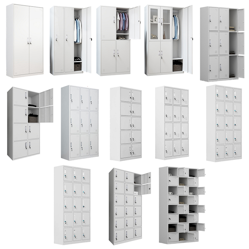 伟樽铁皮衣柜十八门900*350*1800mm台高清大图