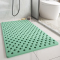 2024浴室垫防滑垫家用淋浴房洗澡专用脚垫防摔吸盘地垫卫生间垫子 60*90CM【推荐款防滑速干】 大孔-马尔斯绿