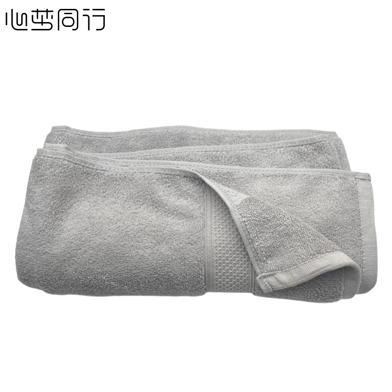 心梦同行 加厚纯棉浴巾加大裹巾吸水洗澡巾 70*140cm±2cm/500g/2237/条高清大图