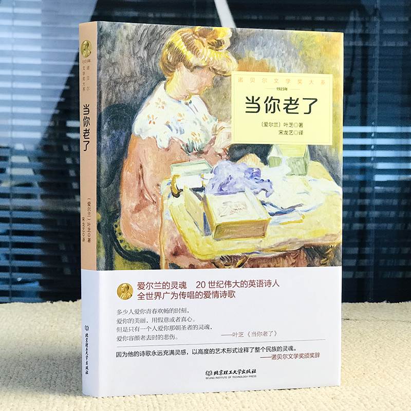 [正版]当你老了叶芝诗选诗集外国诗歌诺贝尔文学奖书系北京理工大学出版社叶芝抒情诗选 爱情诗歌集世界文学书籍gq高清大图