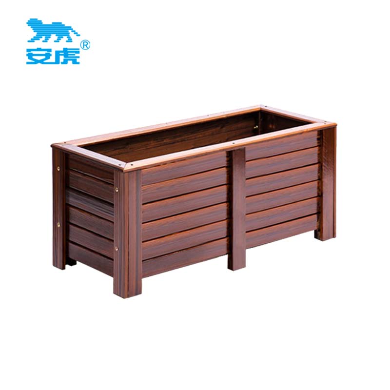 安虎 户外防腐木花箱 120*50*50cm 个高清大图