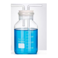 册宣 玻璃洗气瓶气体洗瓶万用瓶集气瓶500ml