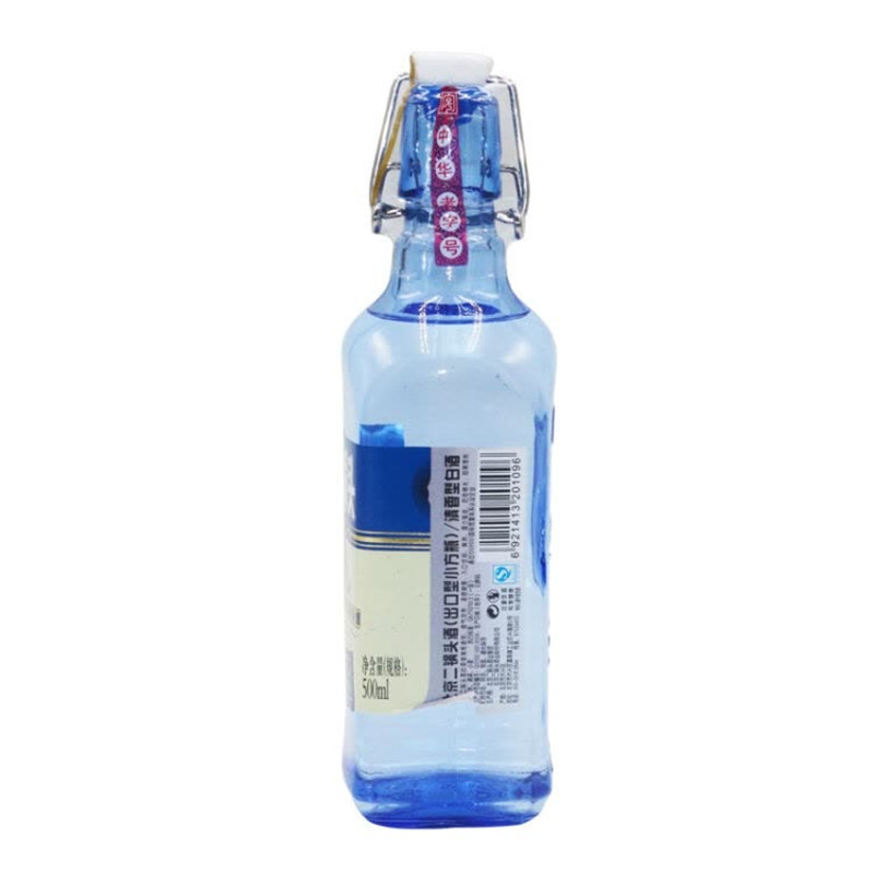 永丰牌北京二锅头(出口型小方瓶)蓝瓶42度清香型 500ml*12瓶整箱装