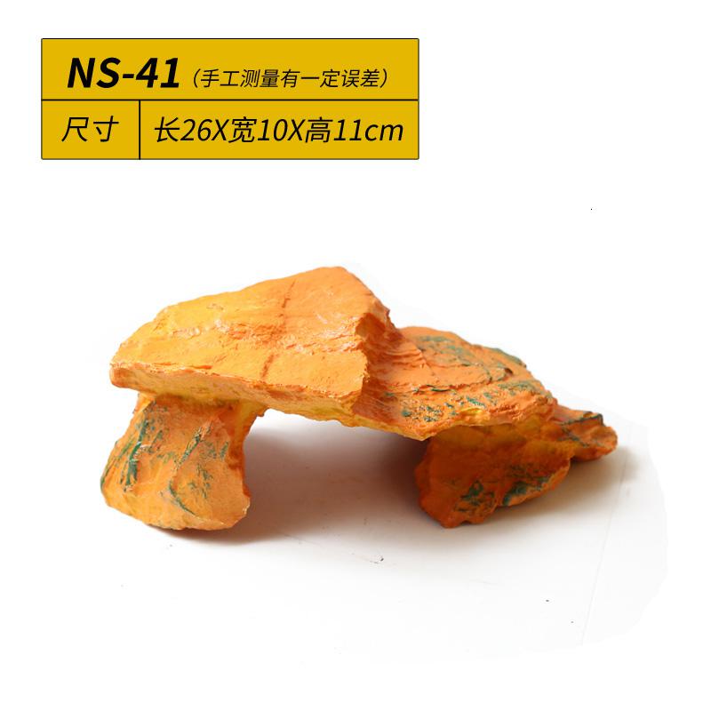 爬箱造景爬虫用具大号仿岩躲避洞穴乌龟过冬爬虫躲藏穴晒台_5_340 默认尺寸 NS-41