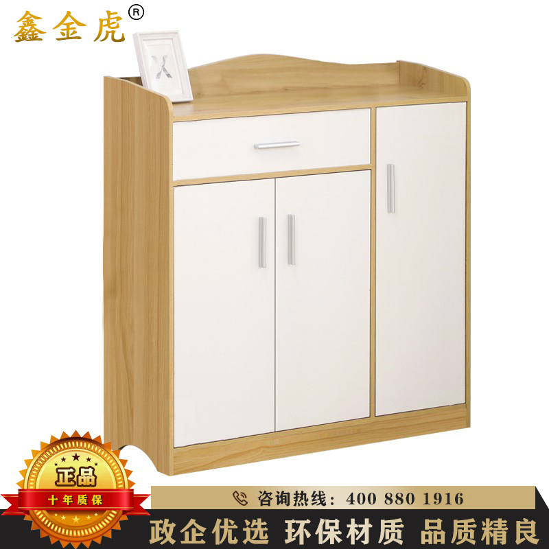 鑫金虎 鞋柜玄关柜简约现代多层防尘储物柜带门隔断柜家用进门口大容量经济型储物柜