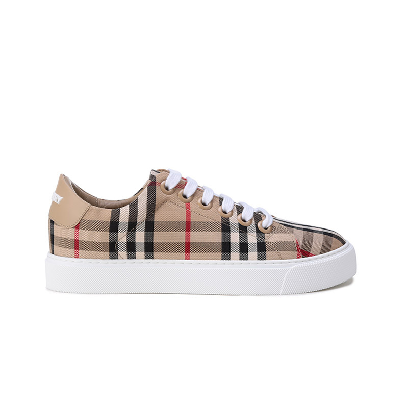 博柏利巴宝莉burberry女款织物系带休闲运动鞋板鞋80497771
