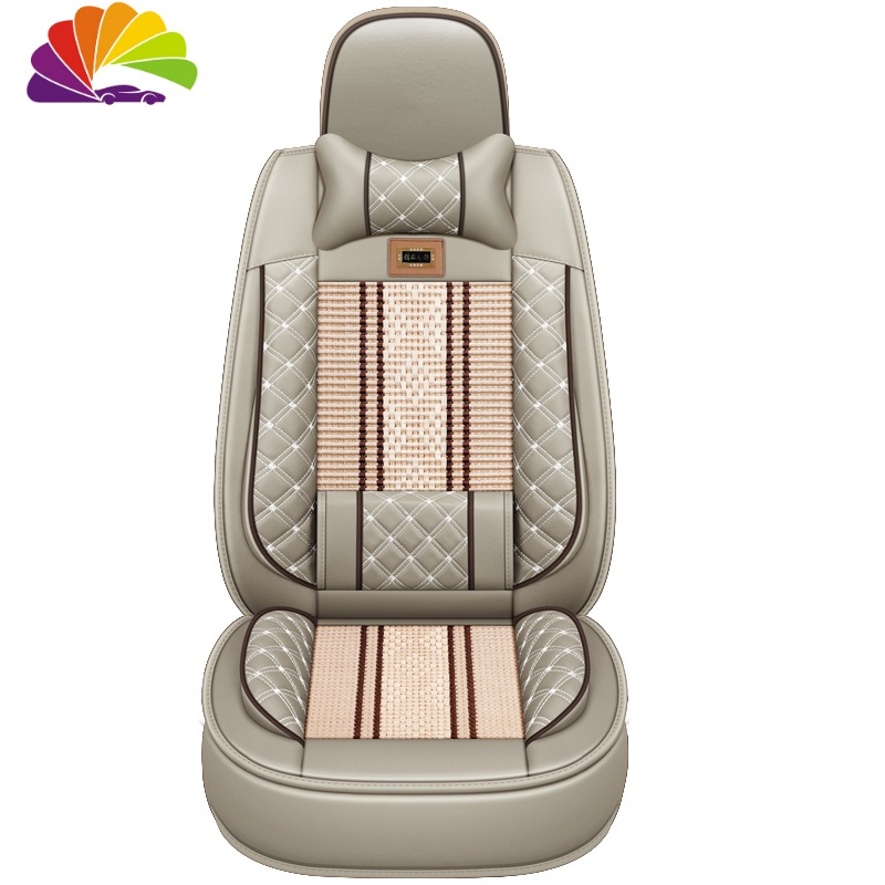 舒适主义奔腾X80/X40/B70/B50/B30/B90全包专用座套汽车坐垫四季通用椅套 全皮杭秀全包标准版温馨米