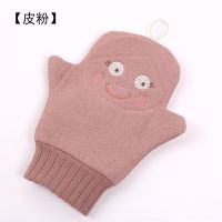 洗澡巾女士新款 磨砂搓澡巾强力去污搓泥 洗澡用品双面搓澡手套 皮粉一个